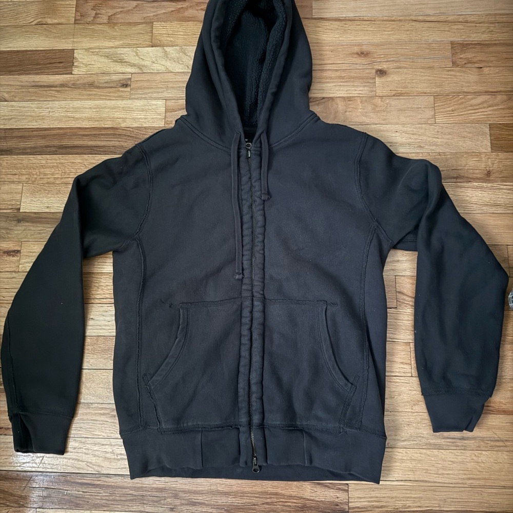 J. Crew Men's Black Zip-Up Sweater